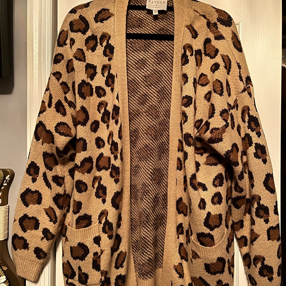 Leopard cardigan